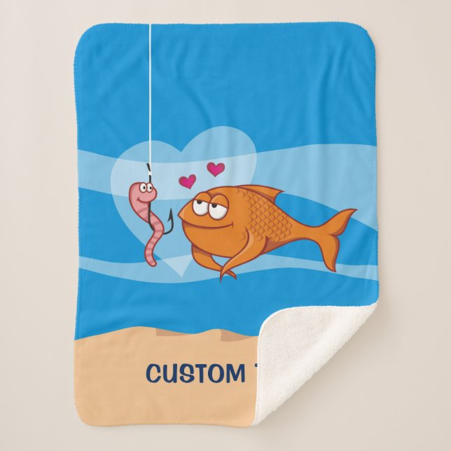 Couverture Sherpa Poisson et appât en amour (Devant)