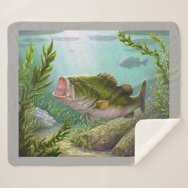 Couverture Sherpa Poissons bas (Devant (Horizontal))