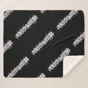 Couverture Sherpa Police de caractères de style tatouage FEROCIOUS