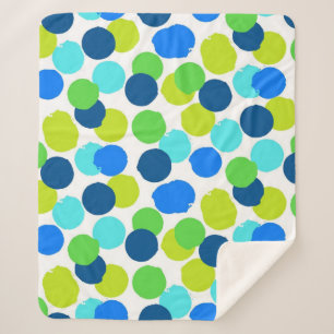 Couverture Sherpa Polka dot