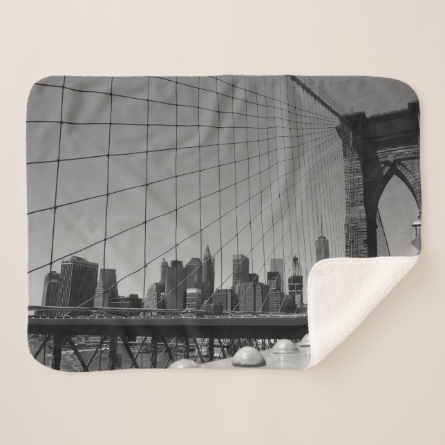 Couverture Sherpa Pont Brooklyn (Devant (Horizontal))