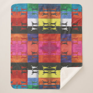 Couverture Sherpa Pop art n°1 par Yeshaya Dank - unité et harmonie