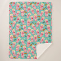 Popcorn Motif Movie Théâtre de nuit Fun Turquoise