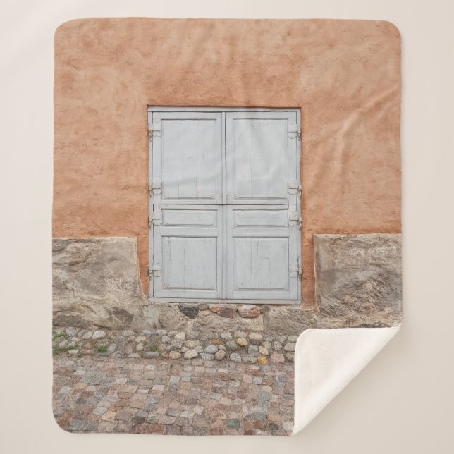 COUVERTURE SHERPA PORTE EN BOIS GRIS (Devant)
