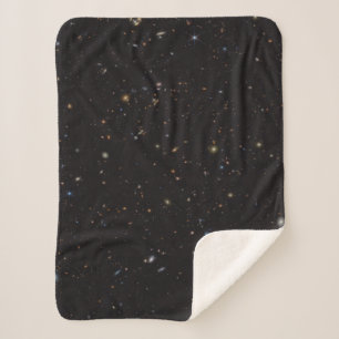 Couverture Sherpa Portion De Ciel Avec Plus De 45 000 Galaxies Visib