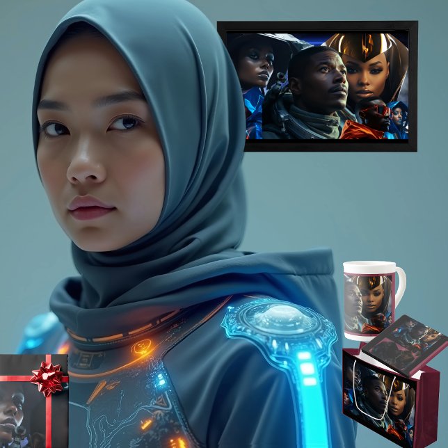 Couverture Sherpa Poster Black Future (Get the full "Black Future" collection at  https://bit.ly/BlackFutureZazzle)