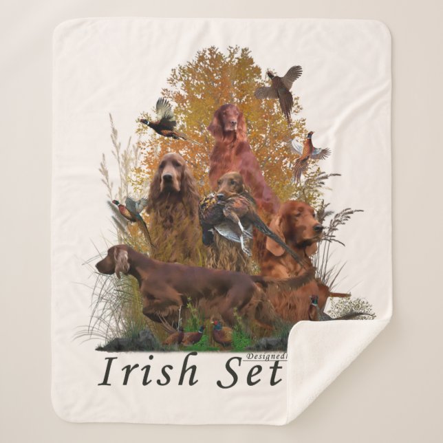 Couverture Sherpa Poster de l'affiche irlandaise Blanche polaire (Devant)