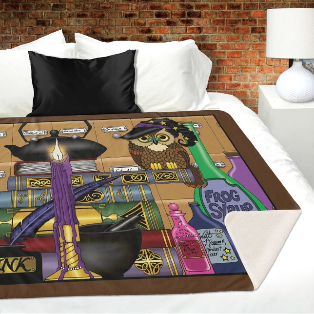 Couverture Sherpa Potions de livres d'hibou Assistant (Créateur téléchargé)