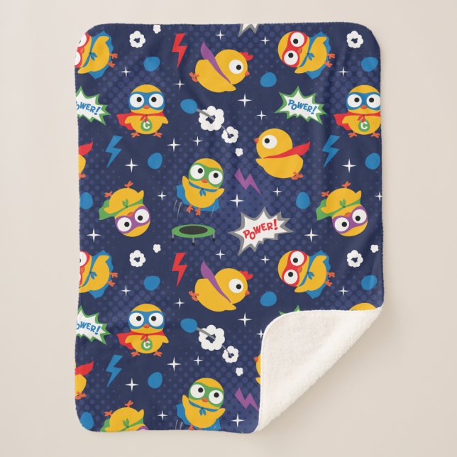 Couverture Sherpa Poulet de superhéros (Devant)