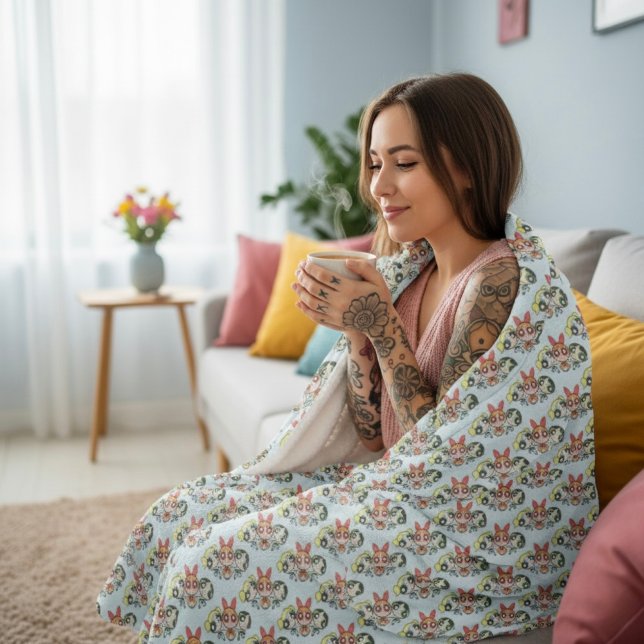 Couverture Sherpa powerpuff girls Sherpa Blanket (Créateur téléchargé)