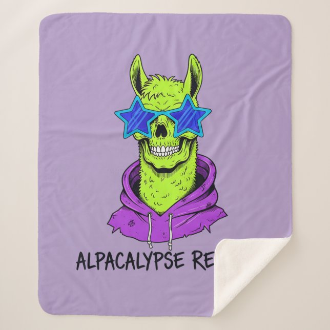 Couverture Sherpa Prêt pour l'Alpacalypse (Devant)