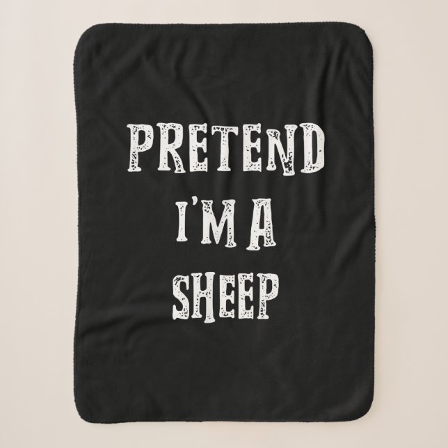 Couverture Sherpa Pretend | Halloween Best Present (Devant)