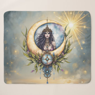 Couverture Sherpa Prêtresse de la Lune – Gardienne de l'Équilibre Cé