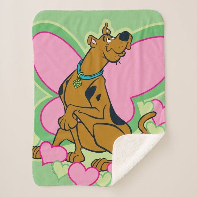 Couverture Sherpa Pretty Butterfly Scooby-Doo (Devant)
