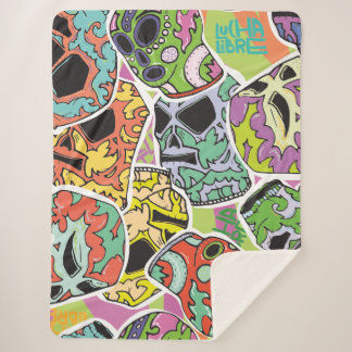 Couverture Sherpa Produits de textile de motif de lutte de ventilate