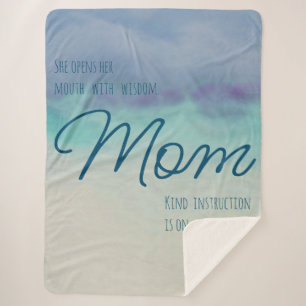 Couverture Sherpa Proverbes 31 Maman