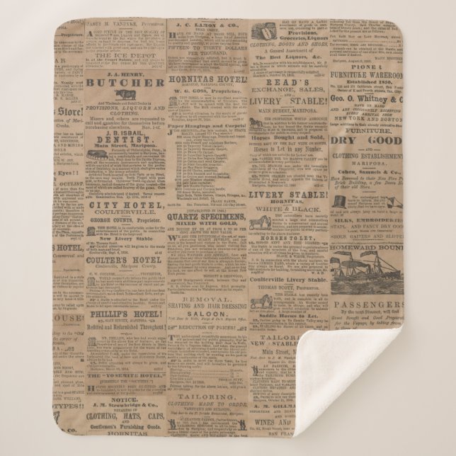 Couverture Sherpa Publicités du passé, NY 1856 (Devant)
