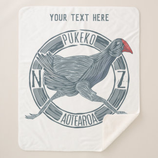 Couverture Sherpa Pukeko Aotearoa Nouvelle-Zélande