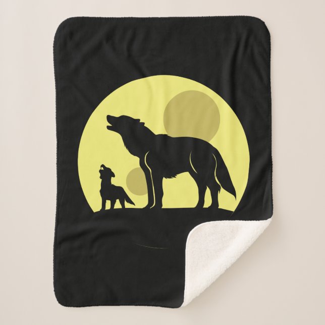 Couverture Sherpa Pup Mother and Wolf (Devant)