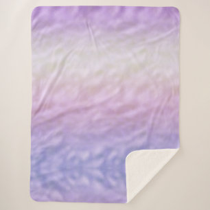 Couverture Sherpa Purple Ombre Unicorn