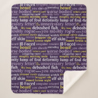 Purple Shakespeare Insulte drôle Littérature