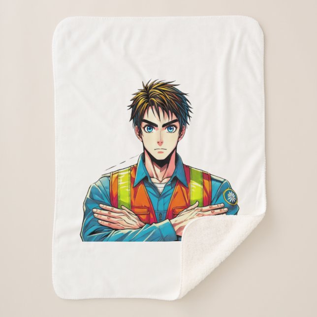 Couverture Sherpa Quartier flechique de sherpa avec un agent de sécu (Devant)