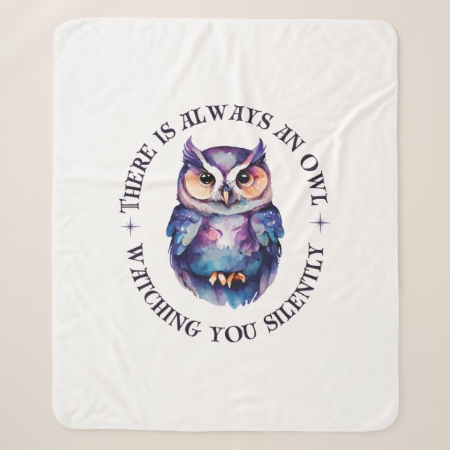 Couverture Sherpa 🦉 "Quelqu'un regarde toujours en silence" (Devant)