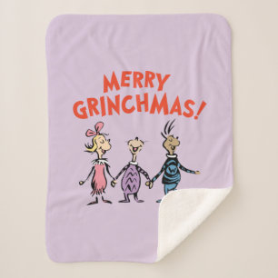 Couverture Sherpa Qui se tient par la main Joyeux Grinchmas