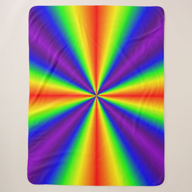 Couverture Sherpa Rainbow Cross Sherpa Blanket (Devant)