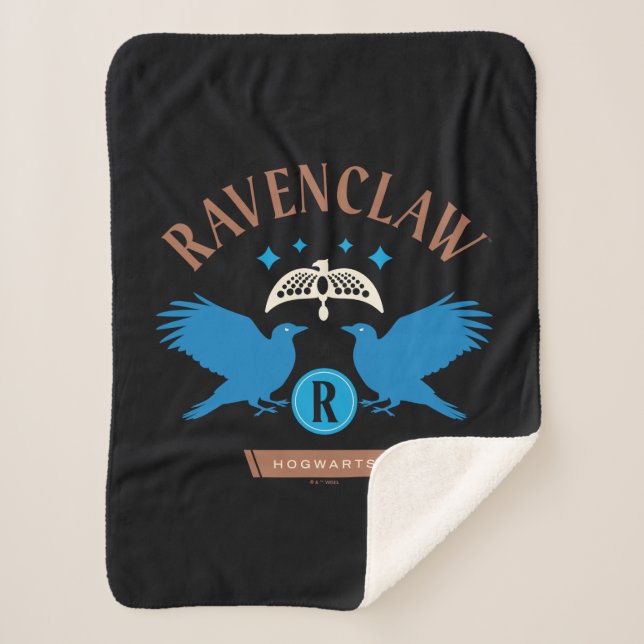 Couverture Sherpa RAVENCLAW™ Maison double aigle Diadem Graphique (Devant)