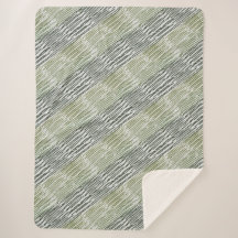 Rayures Vertes Tribales Motif Abstrait 