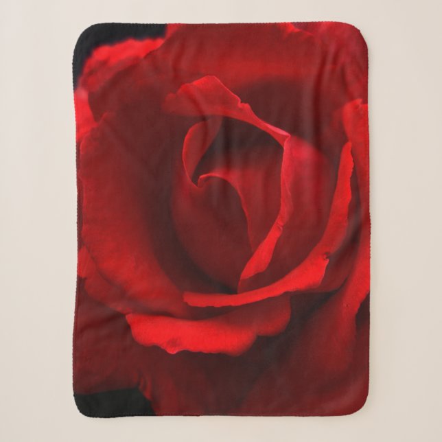 Couverture Sherpa Red Rose sbcna (Devant)