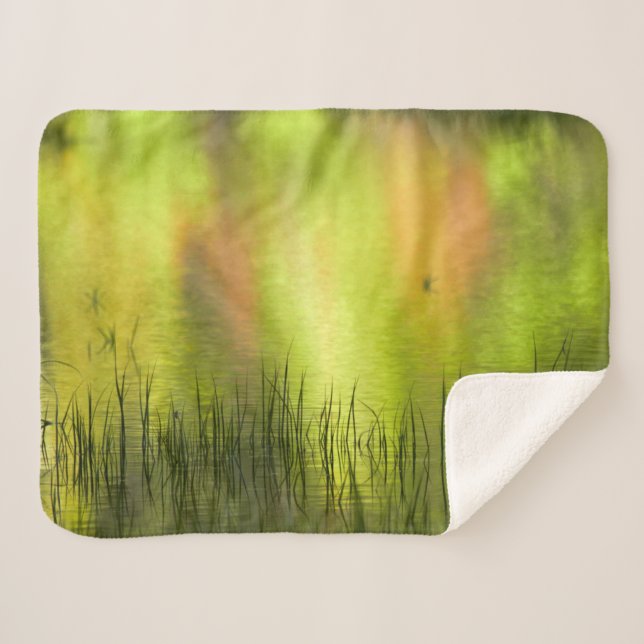 Couverture Sherpa Reflets dans Mirror Lake | Yosemite (Devant (Horizontal))