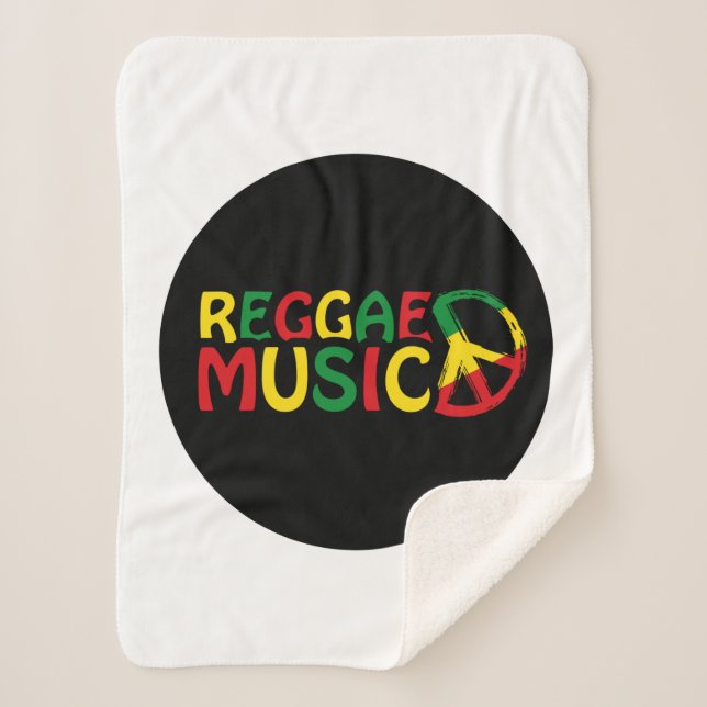 Couverture Sherpa Reggae Musique design, reggae art (Devant)