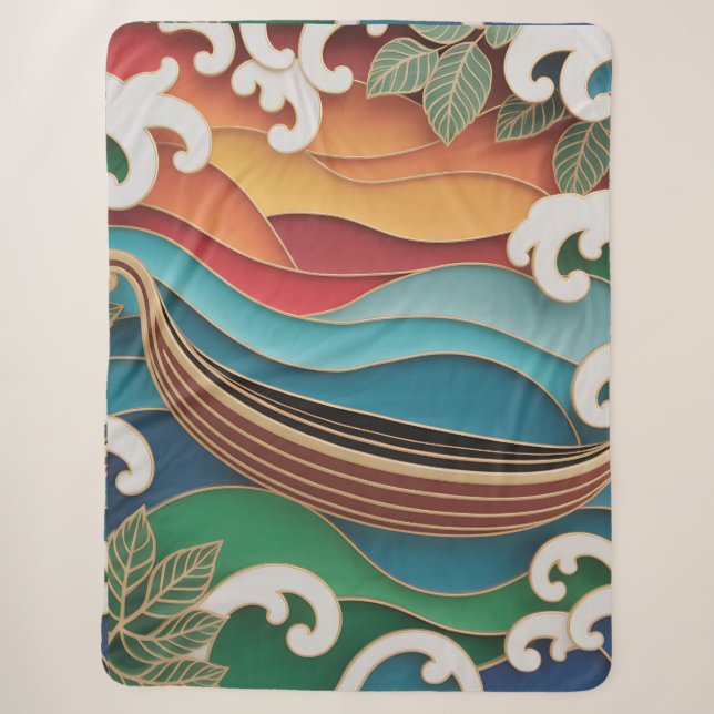 Couverture Sherpa Relief de coque de Jukung (Devant)