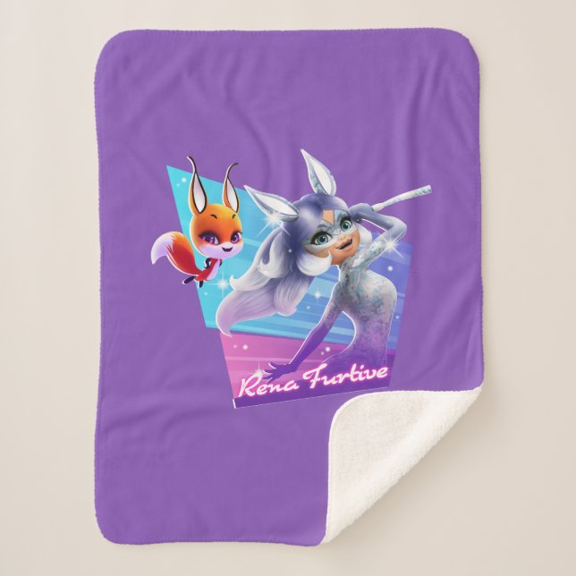 Couverture Sherpa Rena Furtive Graphic (Devant)