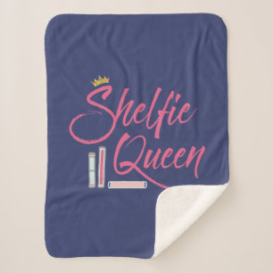 Couverture Sherpa Réservation Shelfie Queen