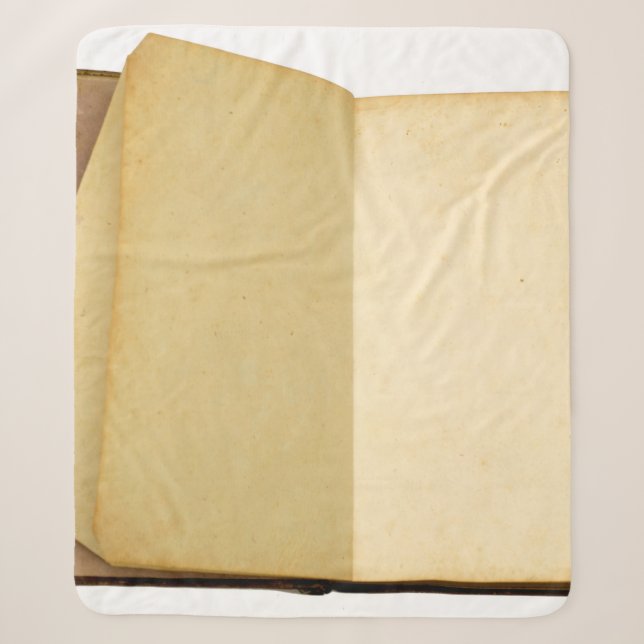 Couverture Sherpa Réserver vintage ancienne texture rétro (Devant)