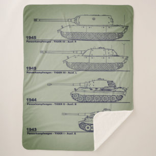 COUVERTURE SHERPA RÉSERVOIRS D'ALLEMAND DE 2ÈME GUERRE MONDIALE