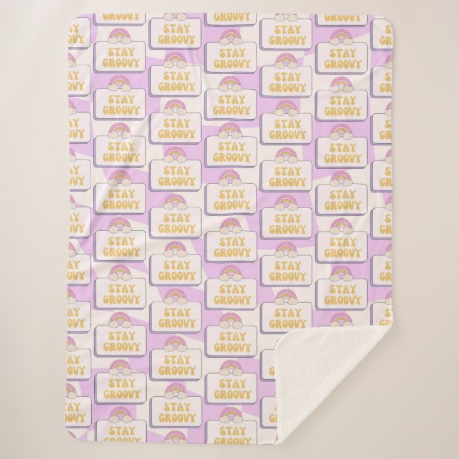 Couverture Sherpa Restez Groovy (Devant)