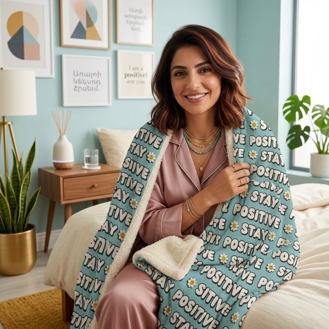 Couverture Sherpa Restez Positif (Créateur téléchargé)