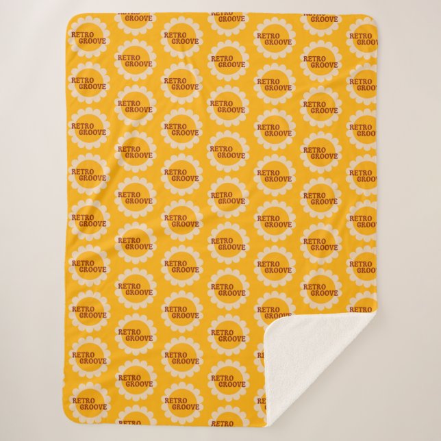 Couverture Sherpa Retro Groove (Devant)