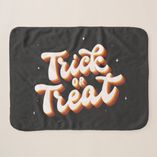 Couverture Sherpa Retro Trick ou Treat