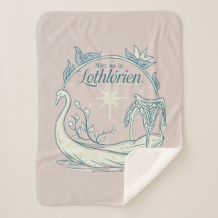 Couverture Sherpa Retrouvez-moi à LOTHLORIEN™ - Bateau cygne