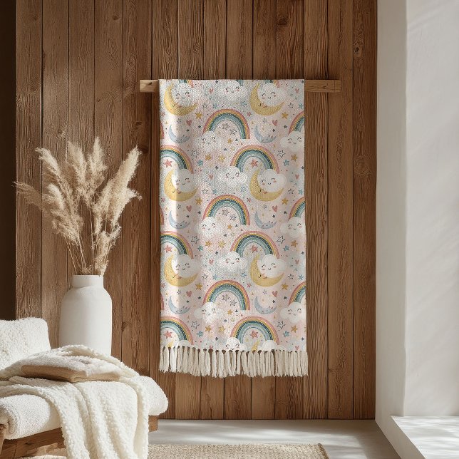 Couverture Sherpa Rêves Arc-en-ciel Cadeau pour En (Rainbow Dreams Blanket Sherpa Gift for Children)