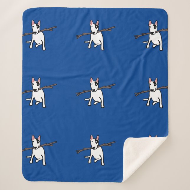 Couverture Sherpa Rex TV Terrier Sherpa Blanket Ocean Blue (Devant)