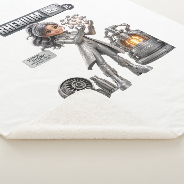 Couverture Sherpa Rhenium personnage de la marque ATOMIVRA™ (3/4)