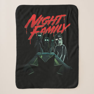 Couverture Sherpa RICK ET MORTY™ | Famille de nuit
