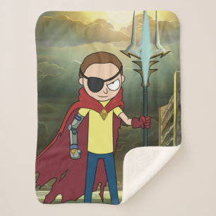 Couverture Sherpa RICK ET MORTY™ Morty mal