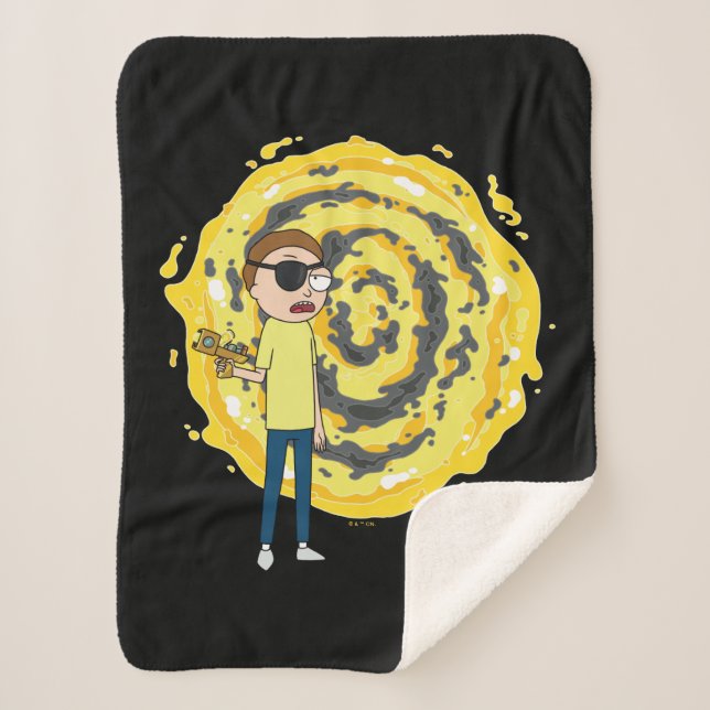 Couverture Sherpa RICK ET MORTY™ | Portail d'Evil Morty (Devant)